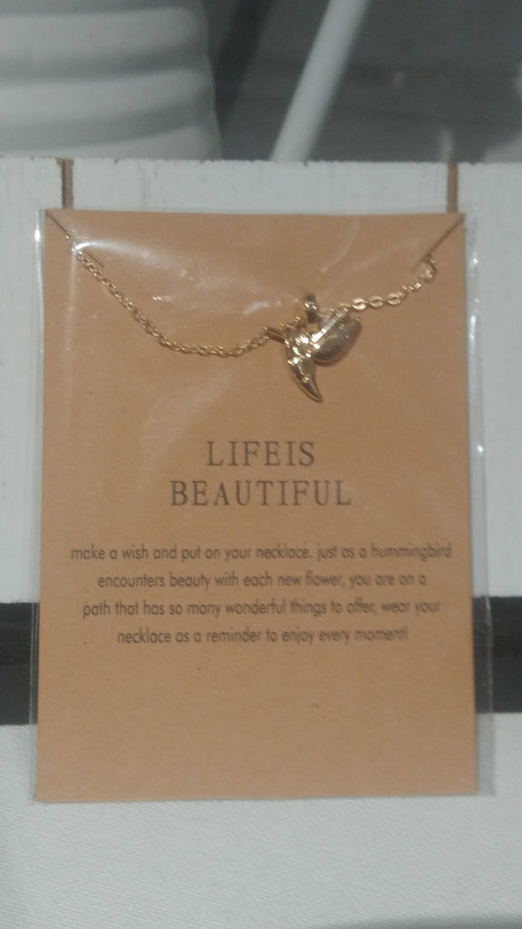Inspirational Necklaces With Card