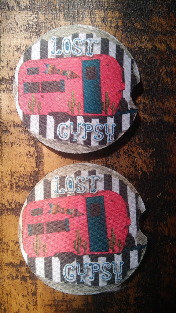 Lost Gypsy Car Coaster Set