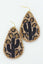 Cactus Leopard Earrings